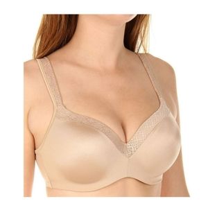 Playtex amazing secrets underwire balconette bra 40DDD 4823 nude